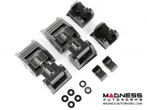 Jeep Gladiator JT Hood Catch Kit - Textured Black Jeep Gladiator JT Hood Catch Kit - Textured Black